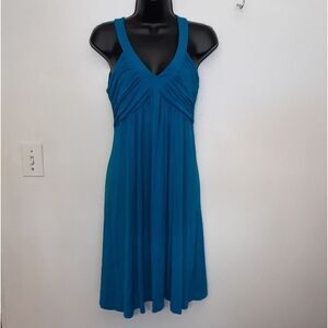 Calvin Klein sleeveless blue dress
